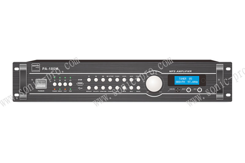 广西PA-180M MP3功放 (180W)