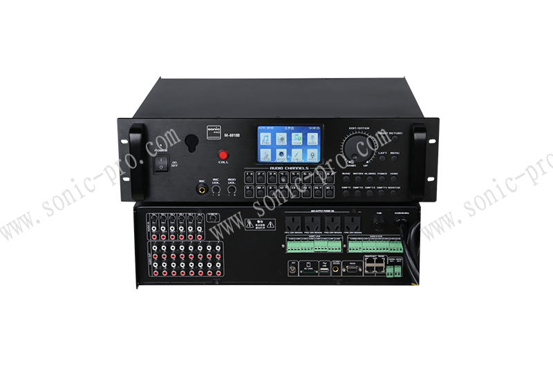 广西M-6918B MP3编程矩阵控制主机（8*32信号分区）