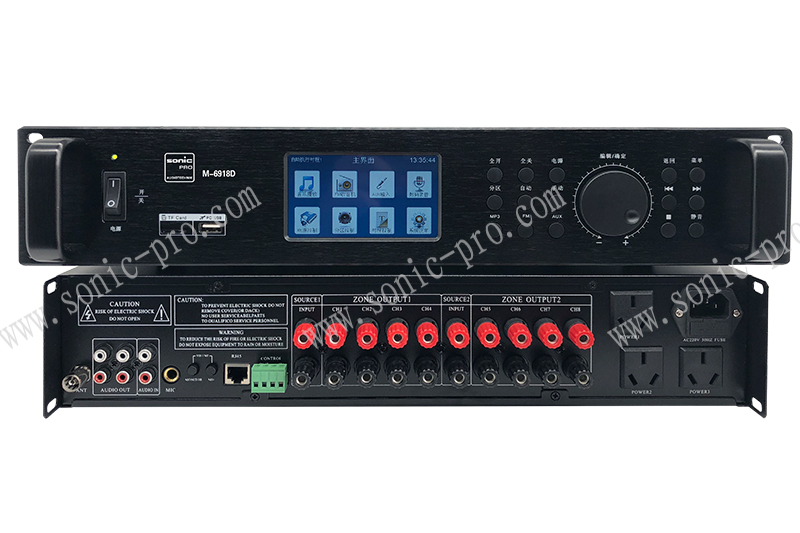 广西M-6918D 八分区智能控制主机4.3寸