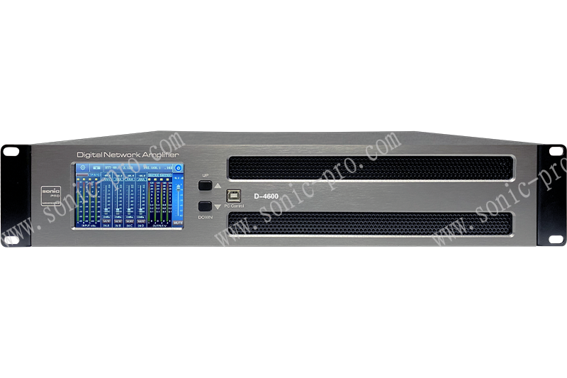 广西D-4600  四通道带DSP+Dante数字功率放大器