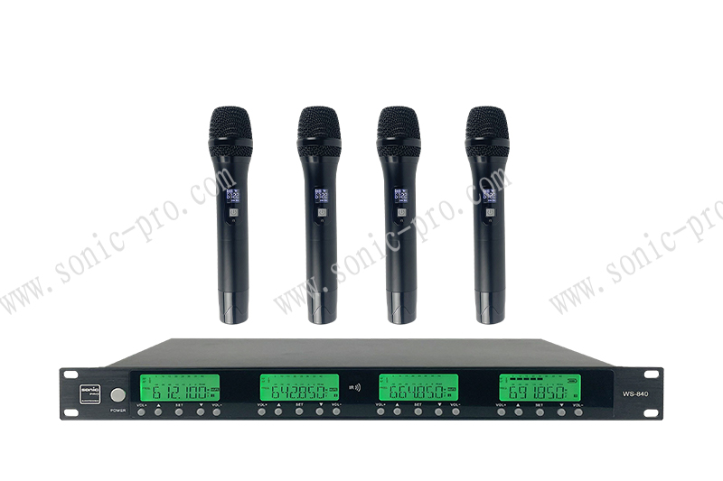 广西WS-840  无线话筒 （四支手持）